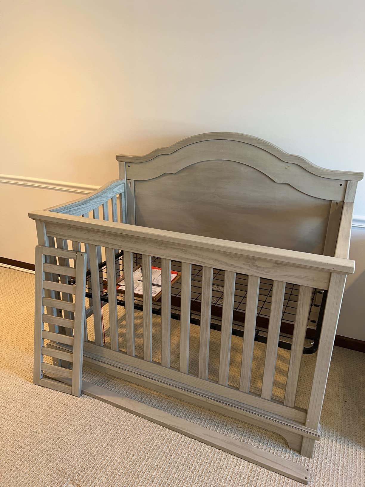 $51/mo - Finance Simmons Kids Asher 6-in-1 Convertible Crib with