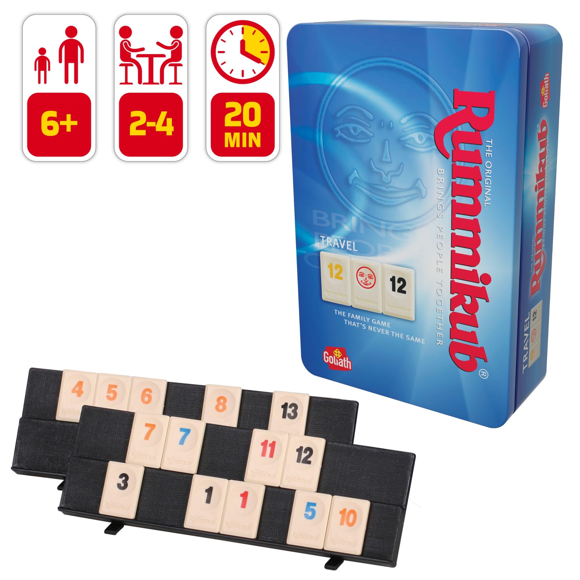 Rummikub Scatola in metallo originale Dai 6 anni in su