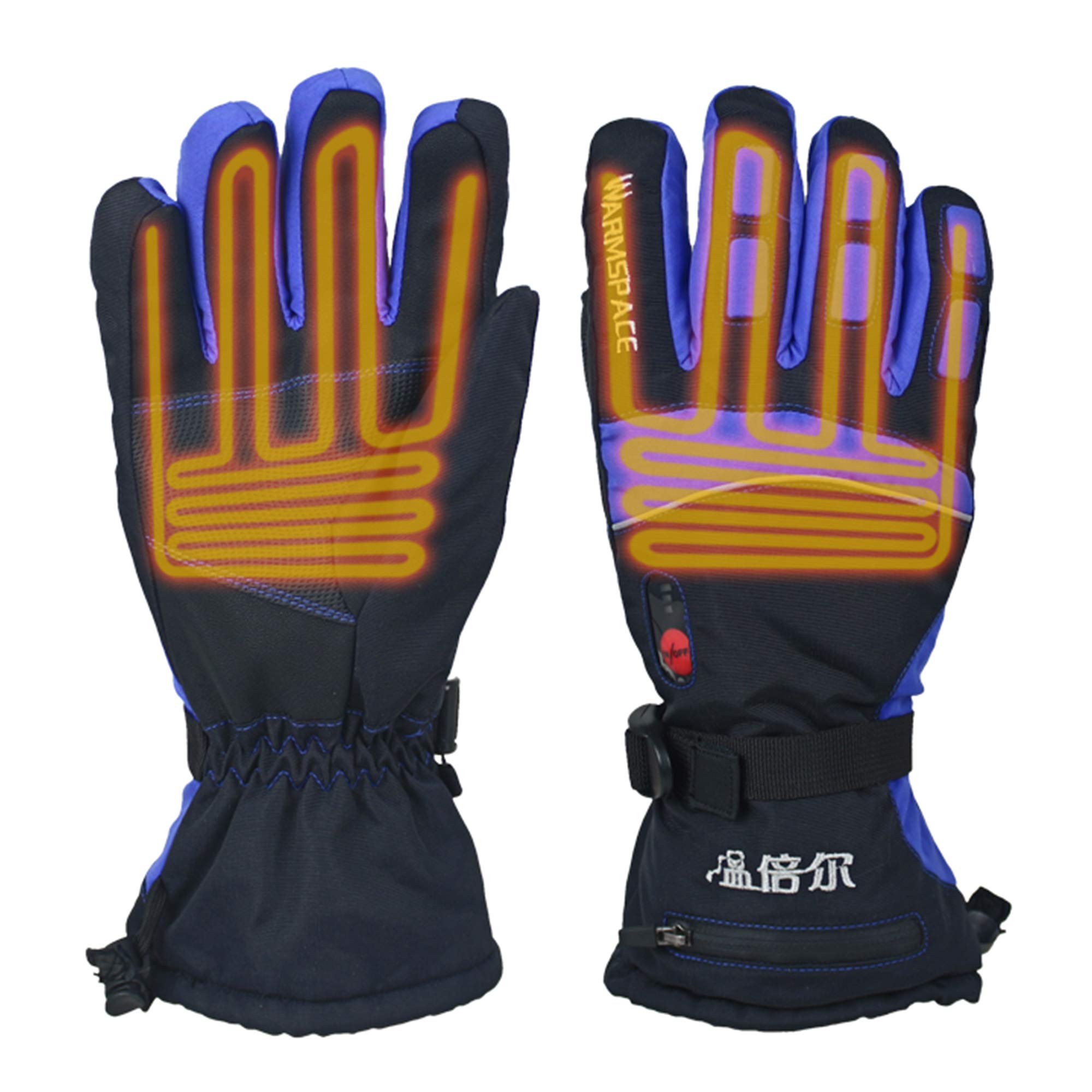 Gants chauffants de moto électriques imperméables et chauds extérieurs - 8
