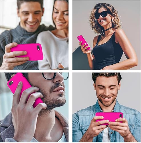 Miniatura 9 de Cordking Funda para iPhone SE 20222020, iPhone 7 8, funda ultradelgada de silicona a prueba de golpes con forro de microfibra suave, 4.7 pulgadas,