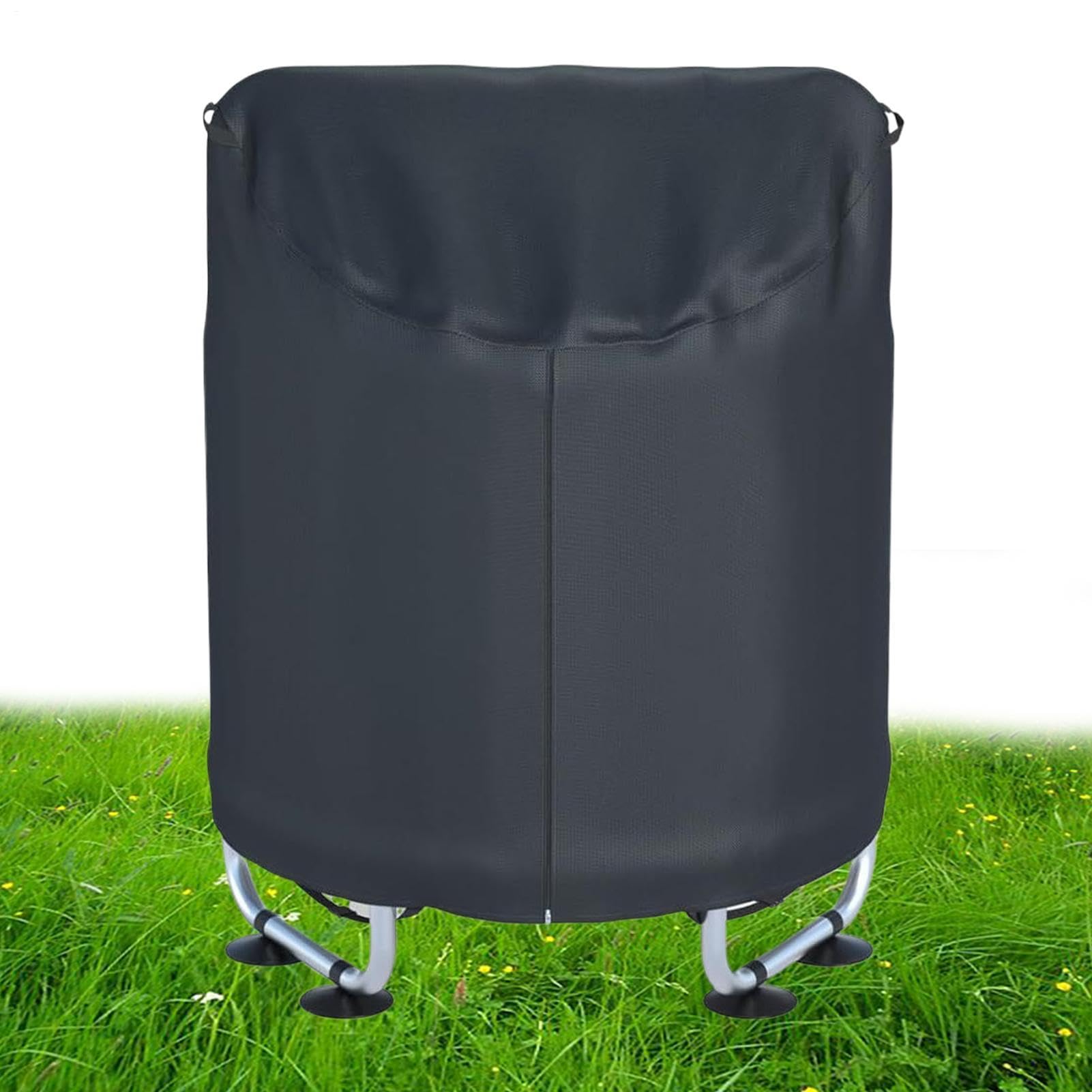 Purewtsry Trampoline Cover, Waterproof Trampoline Tent, Outdoor Foldable Trampolines Tarpaulin, Trampolines Accessories Canopy, For Yard Backyard Rain Sun Snow Maintenance