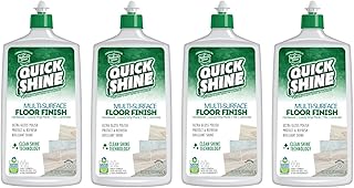 Quick Shine Floor Finish, 27 fl oz (Pack of 4)