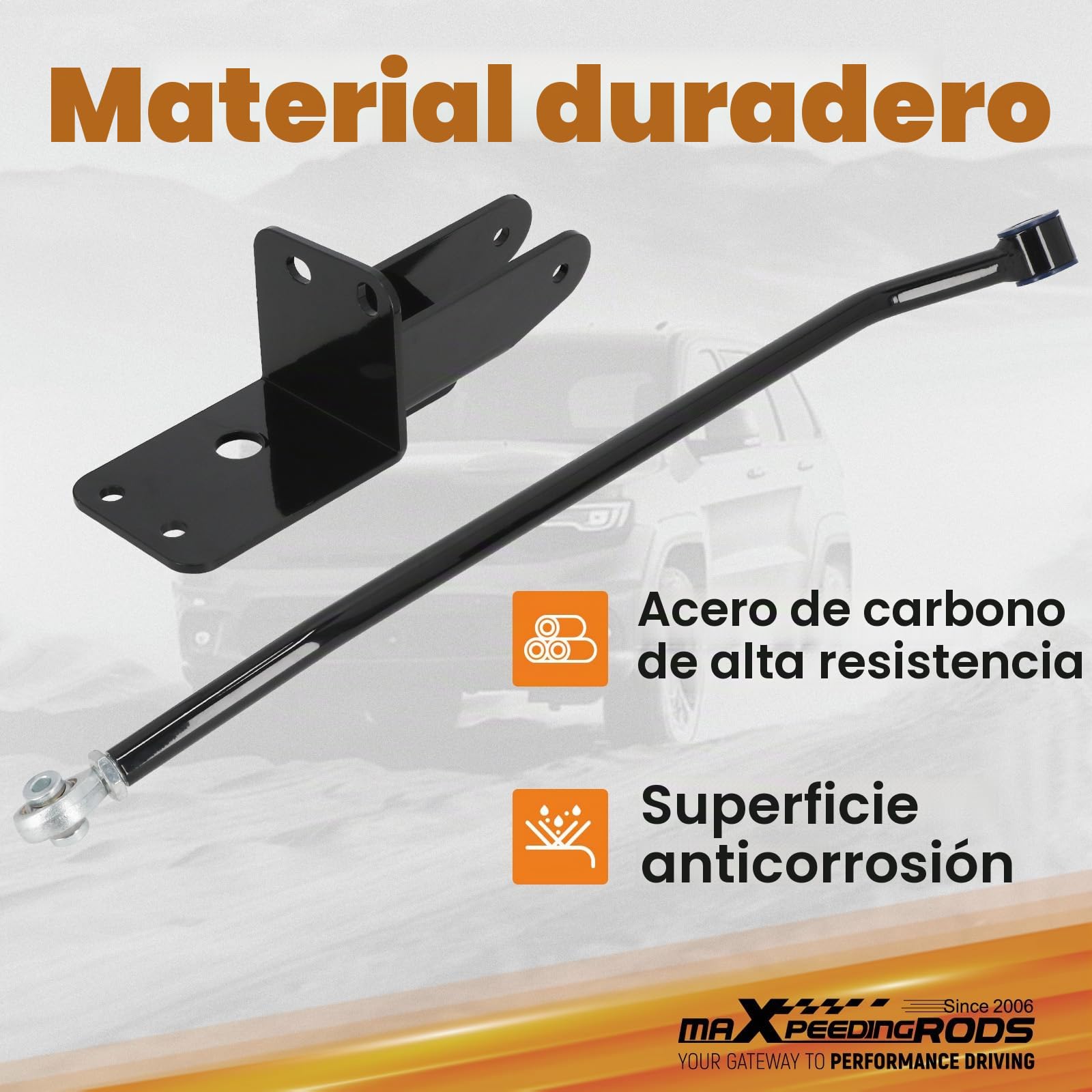 maXpeedingrods Brazos para Jeep Cherokee XJ 1984‑2001 | No Para Rhd, Acero, Pintura Polvo, Delantero