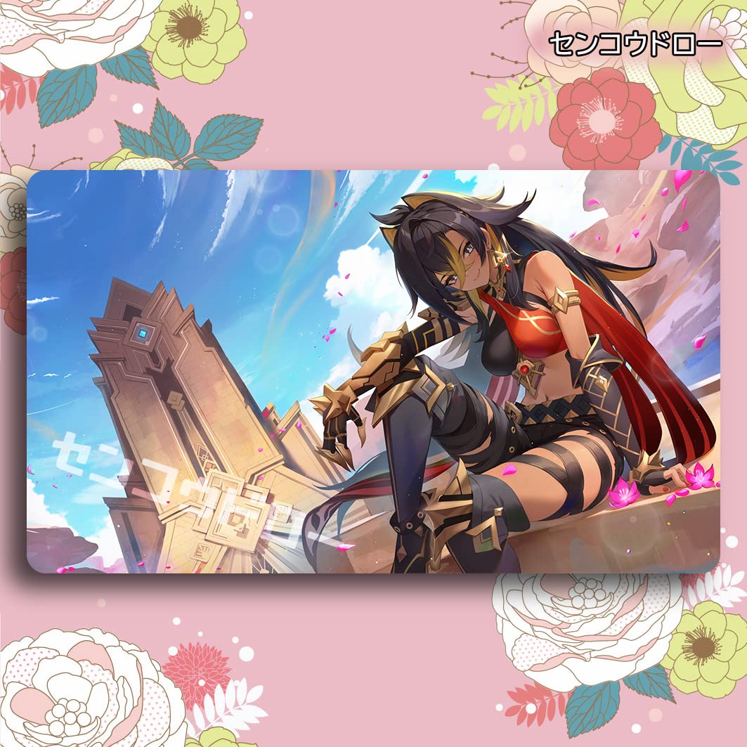 Amazon | センコウドロー カードゲームプレイマット マウスパット 原神
