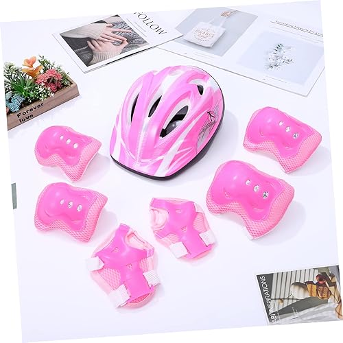 Miniatura 3 de BESPORTBLE 1 juego de rodilleras protectoras para niños, equipo para exteriores, rodilleras deportivas para niños, kit de equipo de equitación para