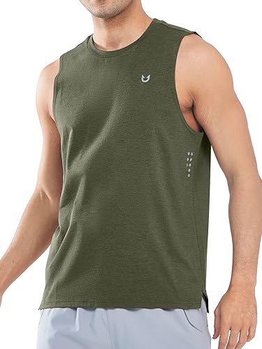 Miniatura 10 de NORTHYARD Camiseta sin mangas para hombre, para entrenamiento, correr, sin mangas, de secado rápido, camiseta muscular, chaleco deportivo