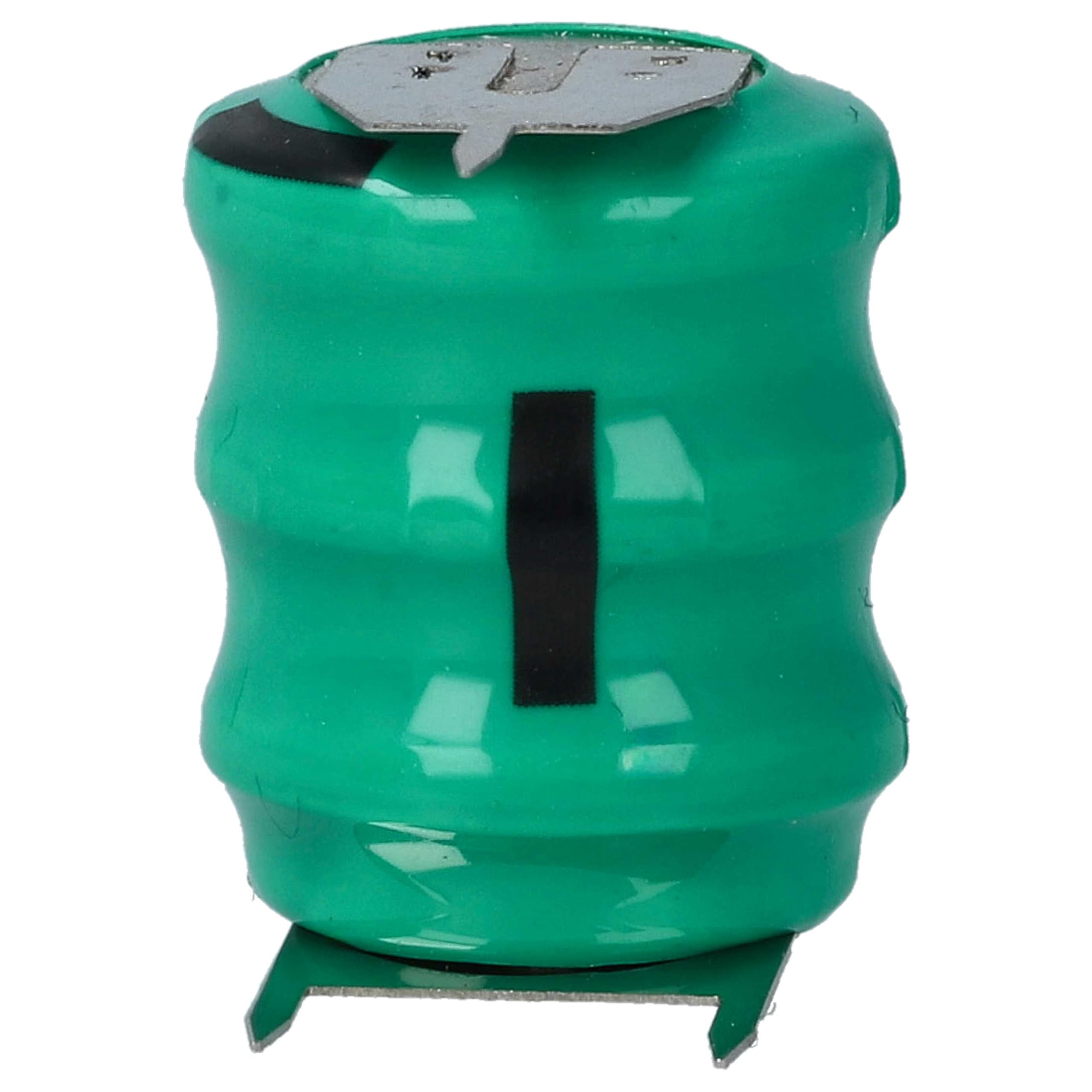 vhbw Wymienna bateria guzikowa 100x NiMH kompatybilna z Kinetic MH80B3AL3 (80 mAh, 3,6 V, NiMH)