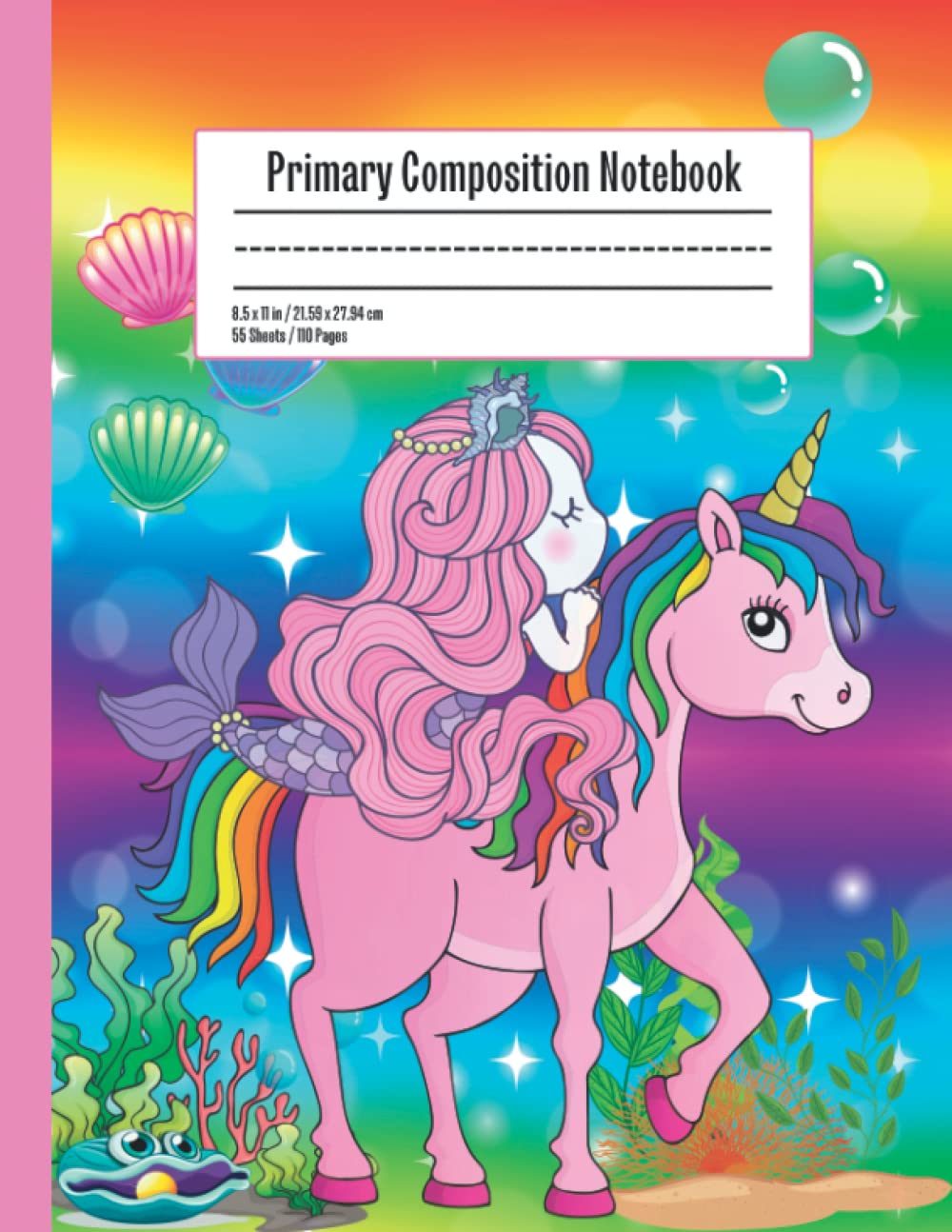 Primary Composition Notebook: Elementary School Handwriting Practice Book With Story Picture Space and Dashed Midline | Primary Journal Preschool ... Design | Adorable Gift for Boys And Girls