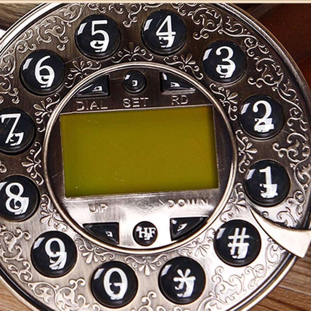 Telefono - Suonerie retrò Telefono Vintage con quadrante rotativo Telefoni fissi Vecchio Stile per la casa