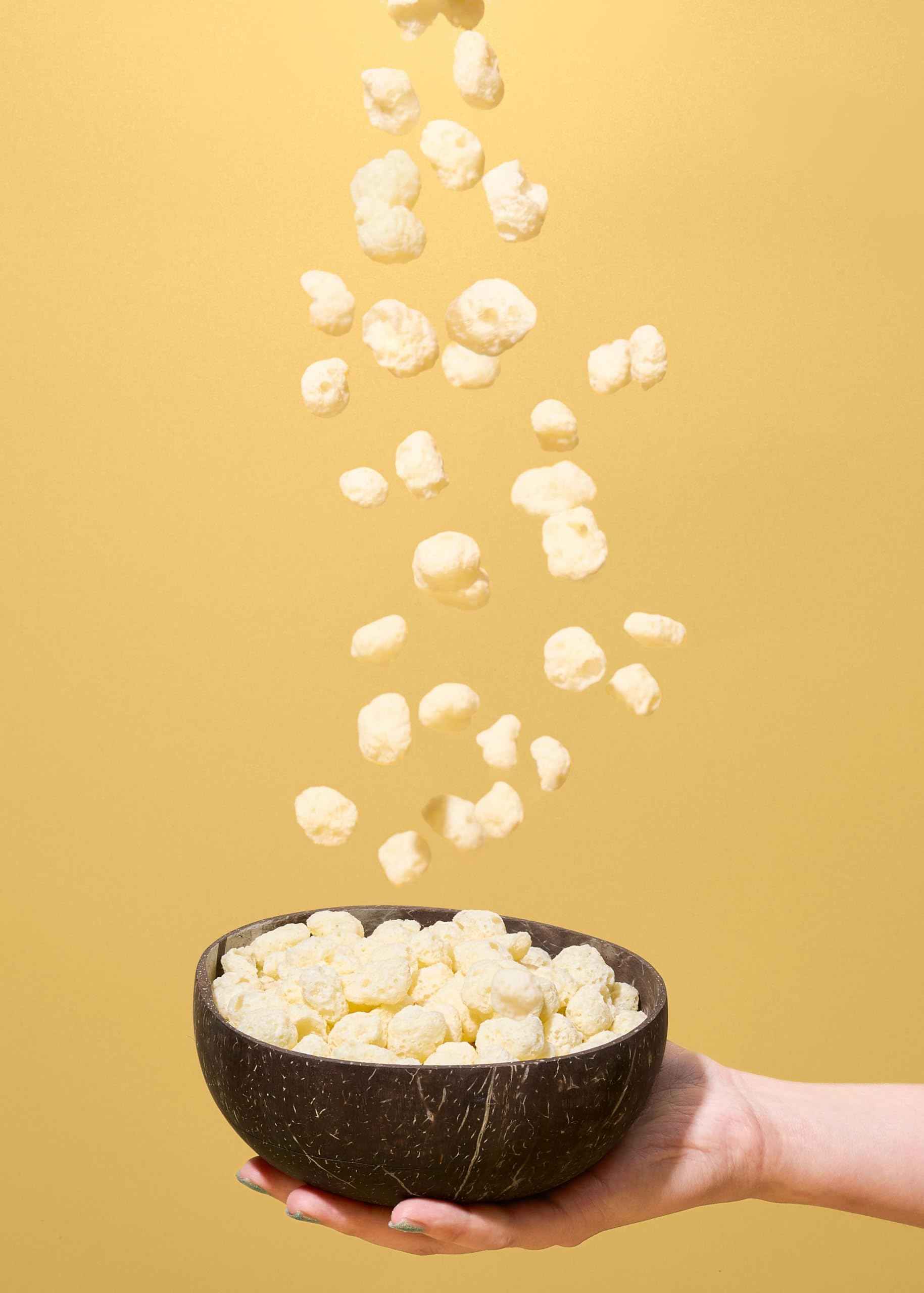 KoRo - Cheese Pops al formaggio Gouda 10 x 50 g - Ricchi di proteine (42 g/100 g) - Consistenza leggera e croccante - Snack al formaggio essiccato sottovuoto