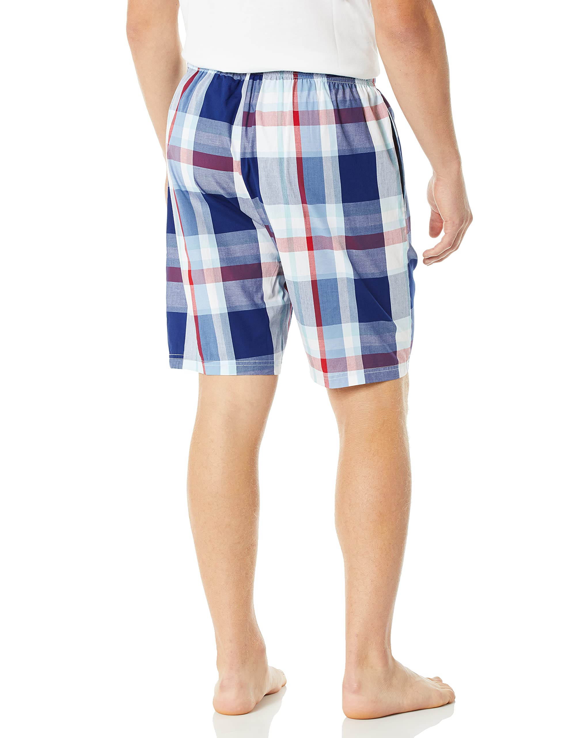 Nautica Men's Soft Woven 100% Cotton Elastic Waistband Sleep Pajama Short