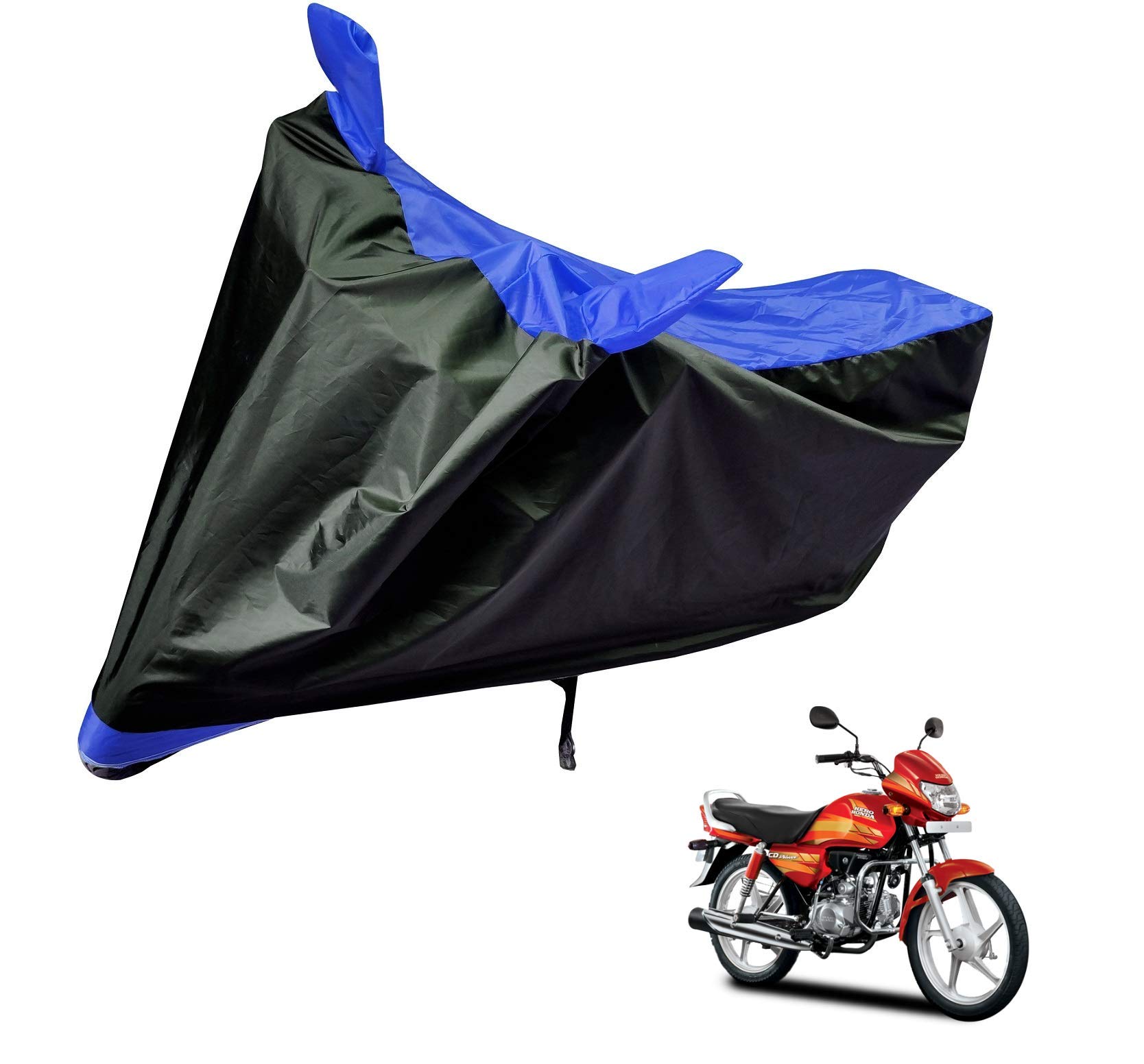 Auto Hub Hero CD Deluxe Bike Cover Waterproof Original/CD Deluxe Cover Waterproof/CD Deluxe Bike Cover/Bike Cover CD Deluxe Waterproof/CD Deluxe Body Cover/Bike Body Cover CD Deluxe (Black, Blue) (B01LWOU3XC) Amazon Price History, Amazon Price Tracker