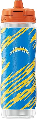 Miniatura 2 de Gatorade Los Angeles Chargers Gx NFL - Botellas antideslizantes para apretar, sistema de hidratación Gx y cápsulas concentradas de bebidas