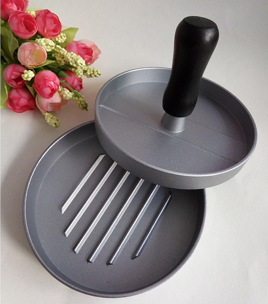 jiadetrade Non-Stick Burger Press Aluminum， Hamburger Patty Maker ，Stuffed Burger or Sliders