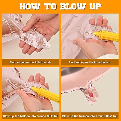 Miniatura 6 de Paquete de 10 globos de voleibol, globos de voleibol para decoración de fiestas temáticas de cumpleaños, baby shower, globos deportivos de 21