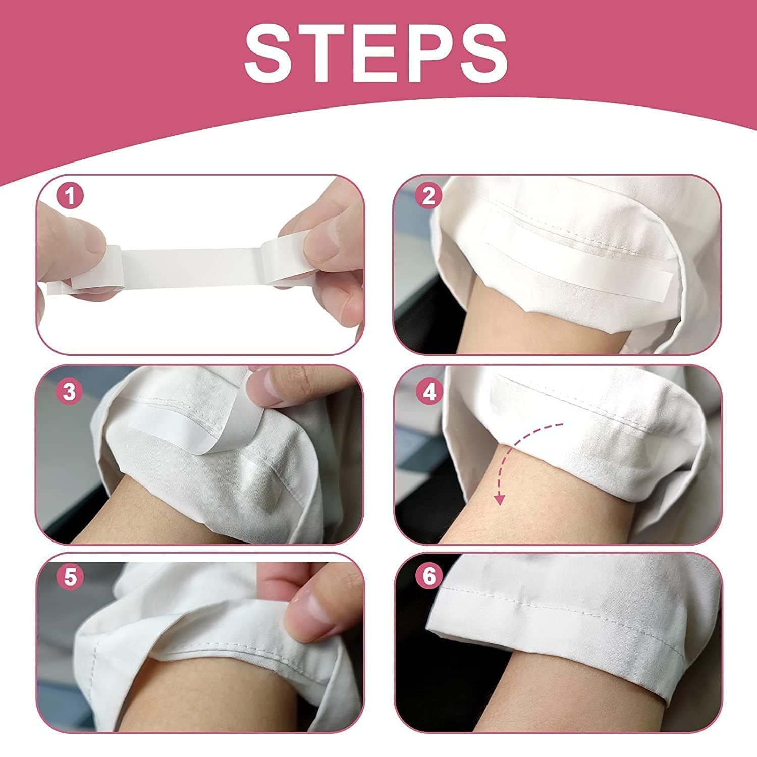 AZRMOH Dressing Tapes For Clothing Cloth Tape for Women | Clothing Bra Strip Bikini Tape Body Clothing Stickers All Day Strength Tape Adhesive Gentle On All Skin And Fabrics 72 Strips 3