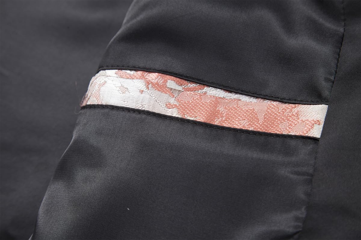 Mens Casual Blazers Sport Coat One Button Notched Lapel Business Daily Suit Slim Fit Random Geometry Print Jackets