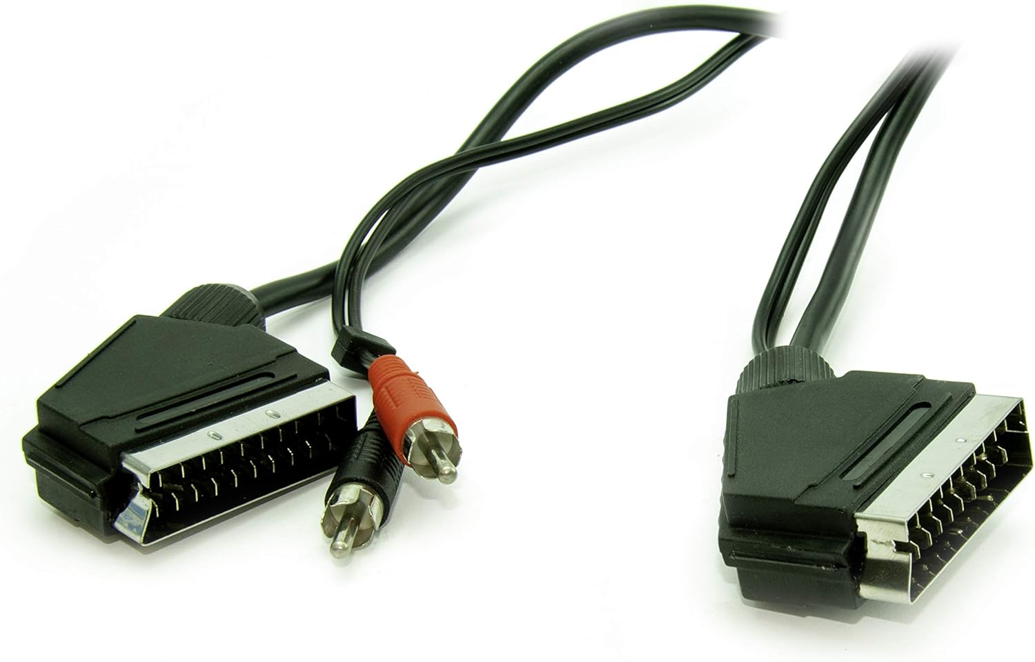 CDL Micro Câble péritel vers péritel et 2 Prises RCA Phono AV Audio ...