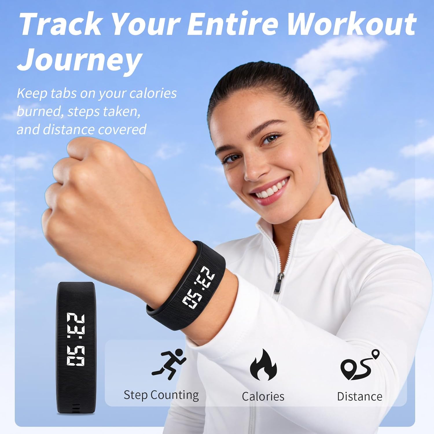 Similar product Vibrating Alarm Wristband Silent Wrist Alarm Clock Watch Wind up Bands for Deaf People No Batteries Vibro Band Bracelet for Heavy Sleepers Dawn Wake up Sleeper that Won't Wake Partner