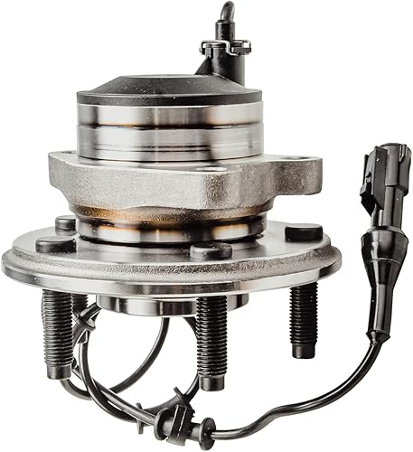 Detroit Axle - Buje de rodamiento de rueda delantera 2WD para Jaguar S-Type XJ8 XF XJR, Cojinete de rueda y reemplazo del conjunto del cubo