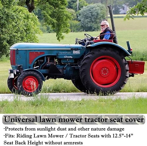 Miniatura 6 de Funda de asiento de cortacésped de camuflaje fundas de asiento de tractor de equitación 600d Oxford duradero impermeable cortacésped reemplazo