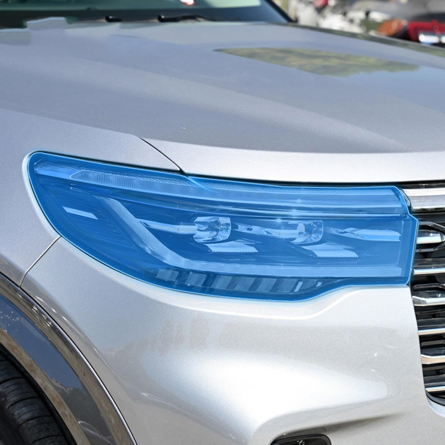Samlng Transparent Car Front Light Film For Explorer 2023 Car Exterior Headlight Anti-Scratch Tpu Ppf Protective Film Anti-Scratch Repair Film Refit