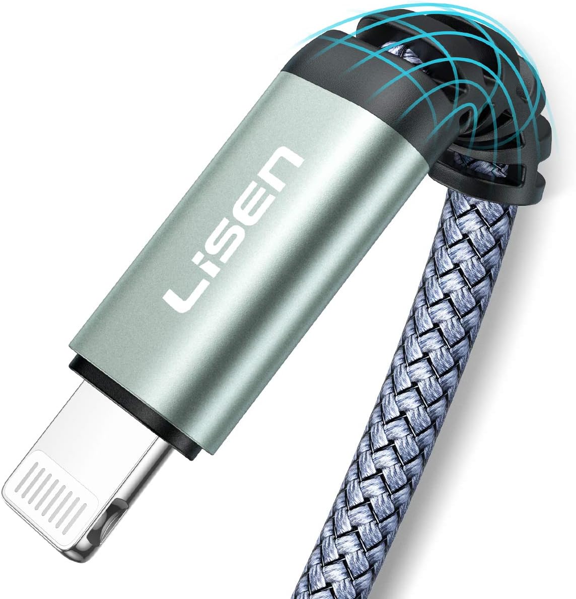 MFi Certified iPhone Charger Cable (6.6ft), [Never Rupture] LISEN Lightning Cable 2.4A Fast Charging iPhone Cord Compatible with iPhone 11 Pro/Xs Max/XR/XS/X/8/8 Plus/7/6/6 Plus/SE/5/5S : Electronics