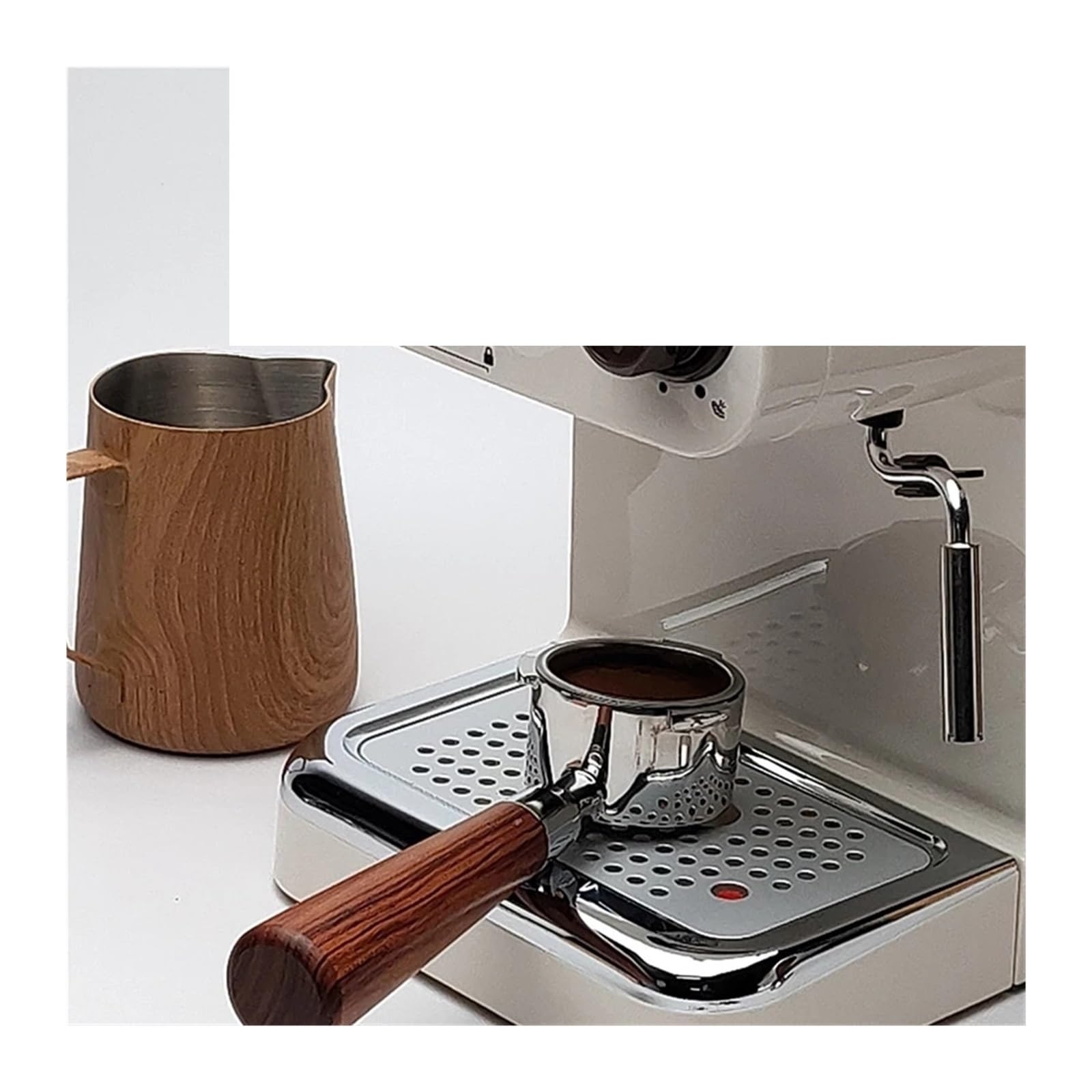 Cesta De Filtro Desnudo Portafiltro Sin Fondo For Café De 51MM, Compatible Con Delonghi Dedica, EC680 EC685, Accesorios For Cafetera Expreso, Herramientas De Barista(2.0 Wdt Tool)