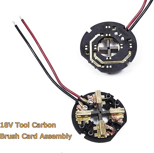 Miniatura 5 de Soporte de cepillo de carbono de repuesto para taladro de martillo M18 de 18 V y accesorios de destornillador de impacto compatible con AEG