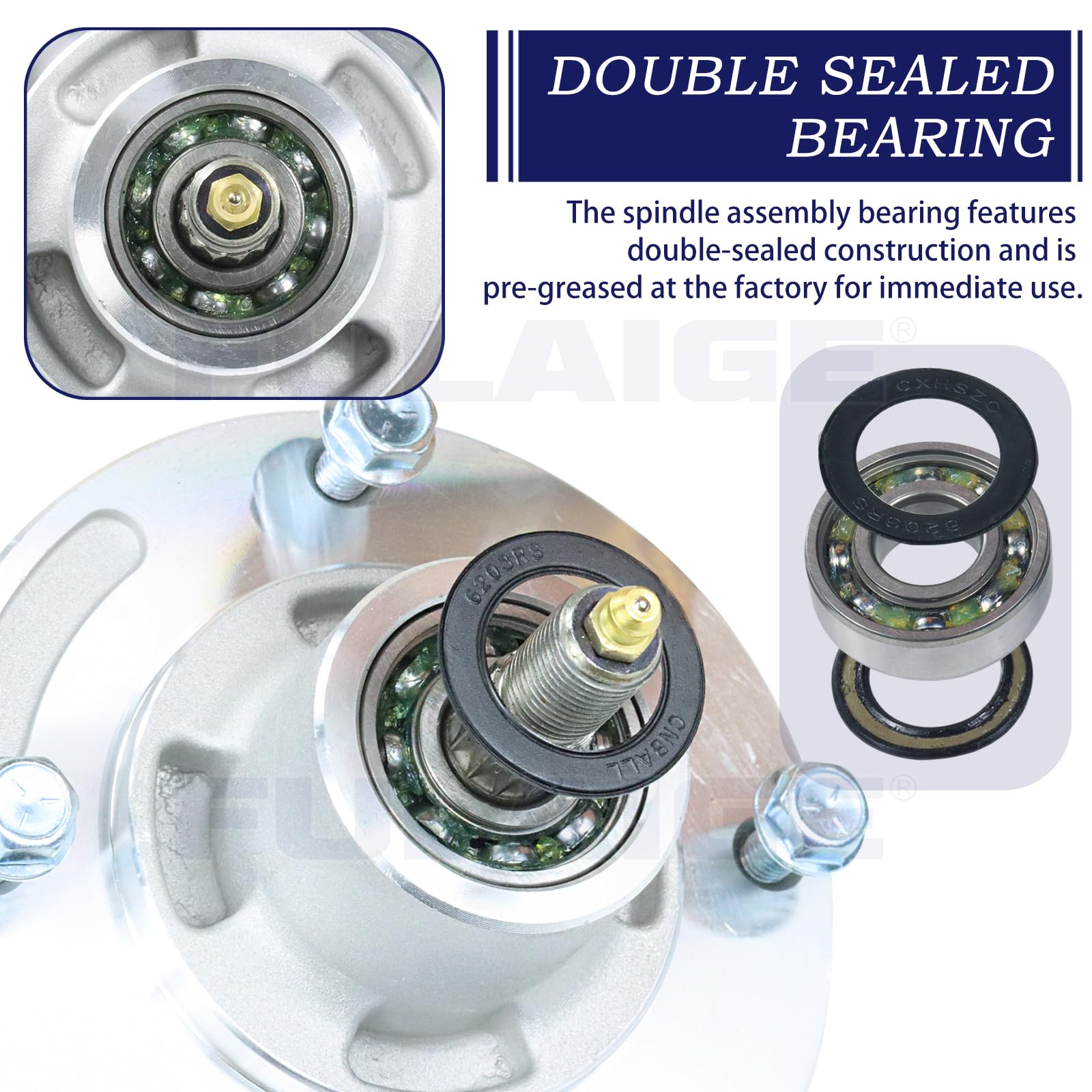 Amazon.com : FULAIGE 539112170 Spindle Assembly for Husqvarna 42