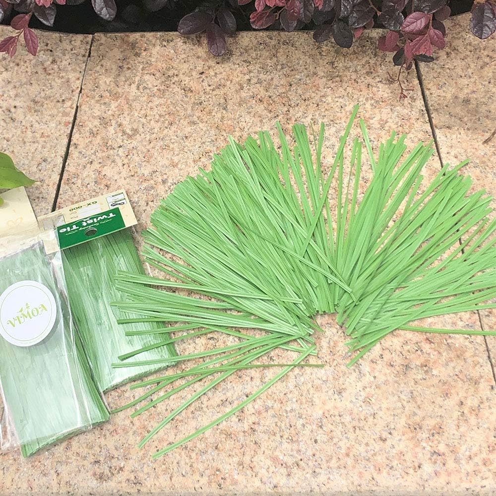 VIMOA Garden Twist Tie Plant Ties Strips 200 pcs 6” for Plants, Vines and Wrapping Cords or Christmas Tree : Patio, Lawn & Garden
