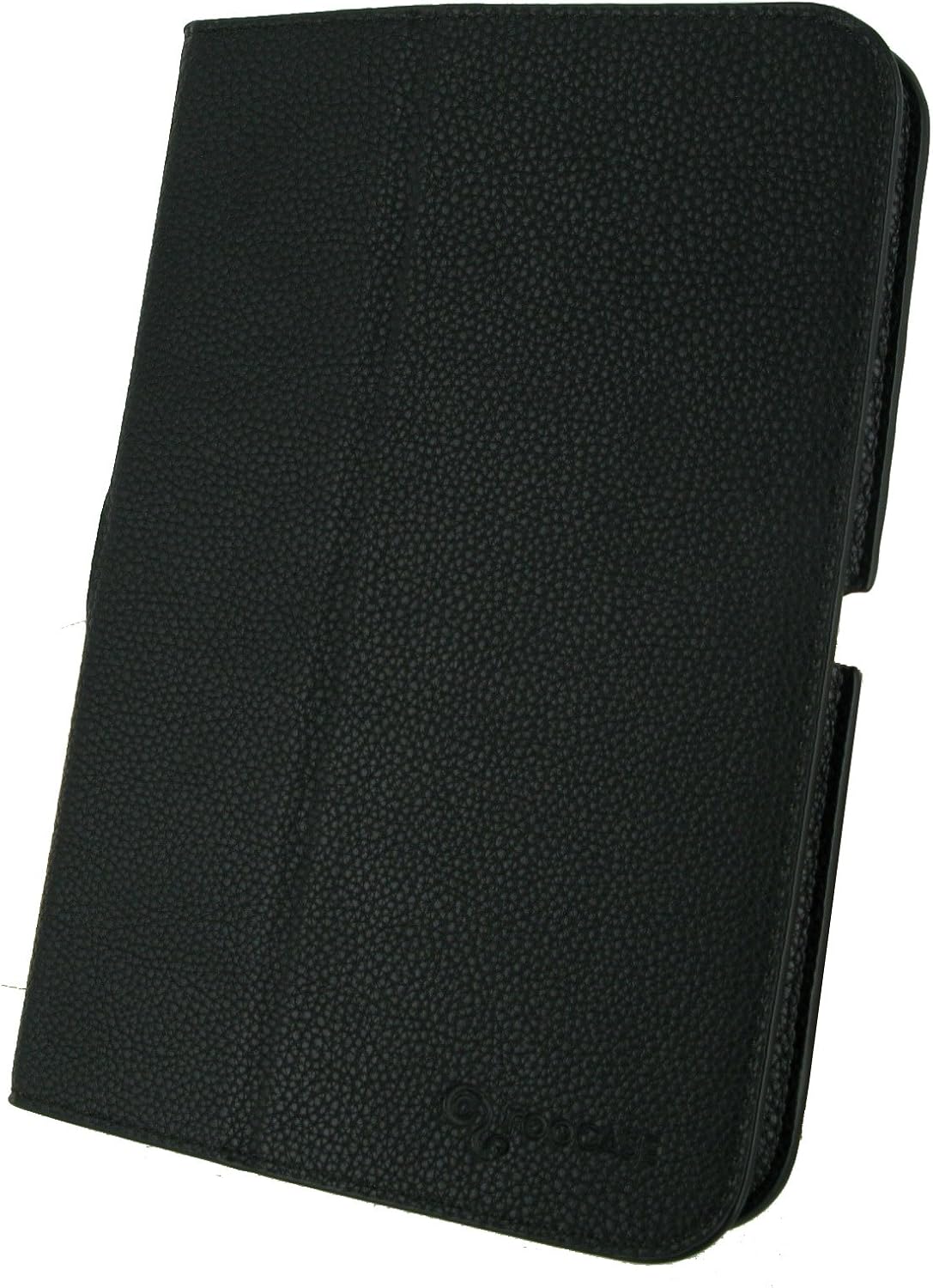 rooCASE Ultra-Slim Vegan Leather Folio Case for Amazon Kindle Fire HD 7 Inch Tablet - Slim Profile 17mm -Black