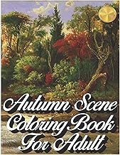 Autumn Scene Coloring Book For Adult