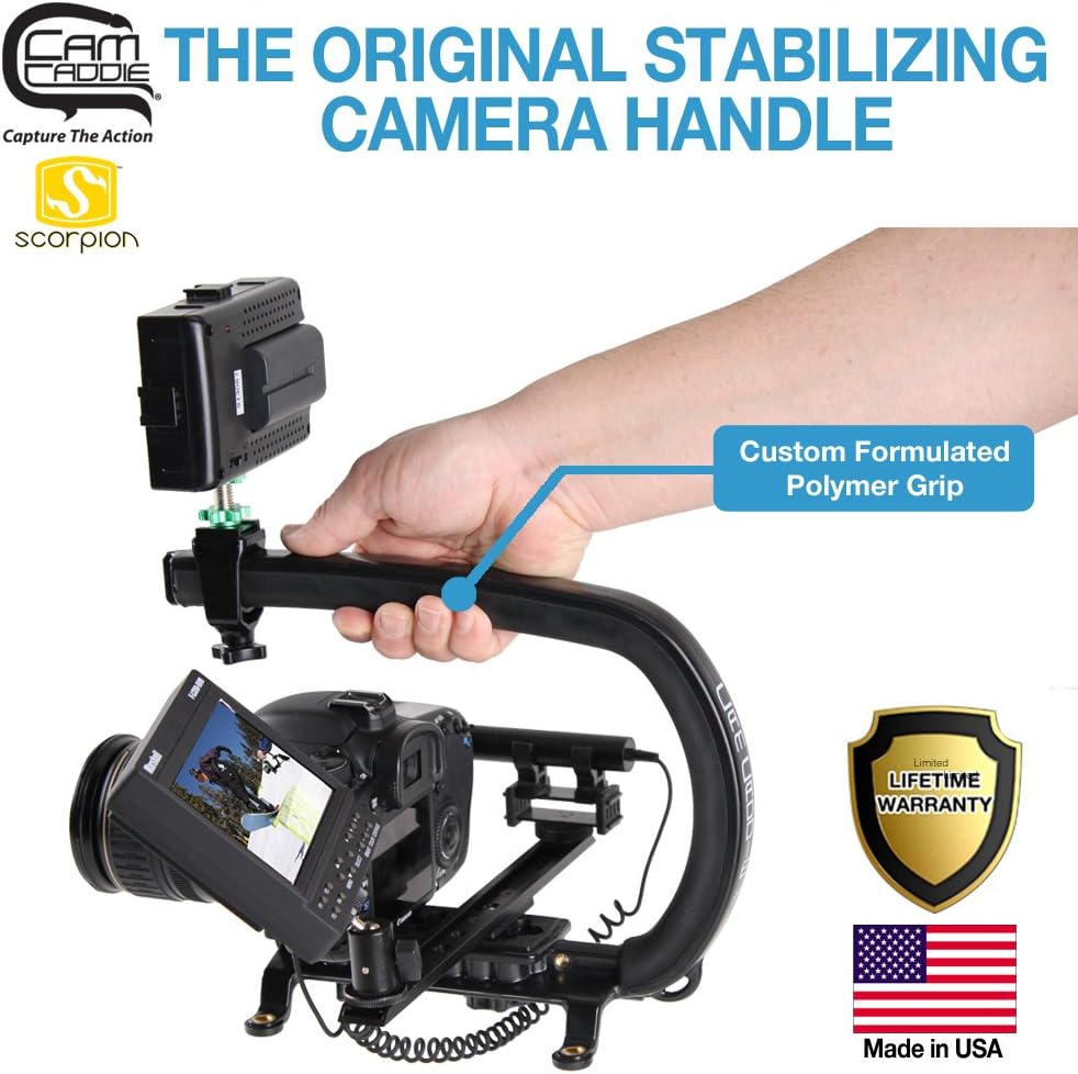 80% оƒƒ Dіѕсоunt Cam Caddie Scorpion EX Shoulder Support Kit W/ Tripod Mount / Handheld Stabilizer and Accessory Mounts for LED Lights Microphones and Monitors Compatible with Canon, Nikon, Sony, Panasonic / Lumix Style DSLR