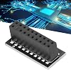 TPM 2.0 Module, Encryption Security Module LPC Interface 20 Pin Remote Card Encryption Security Board Electronic Components for Motherboard Compatibility with MSI, GIGA, ETC