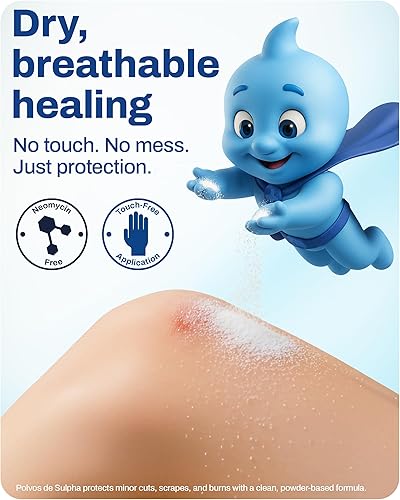 Miniatura 4 de Menper Polvos de Sulpha 7.5 g, Antibiótico para primeros auxilios, 0.26 Oz