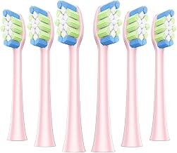 COSLUS Electric Toothbrush Replacement Heads, Pink