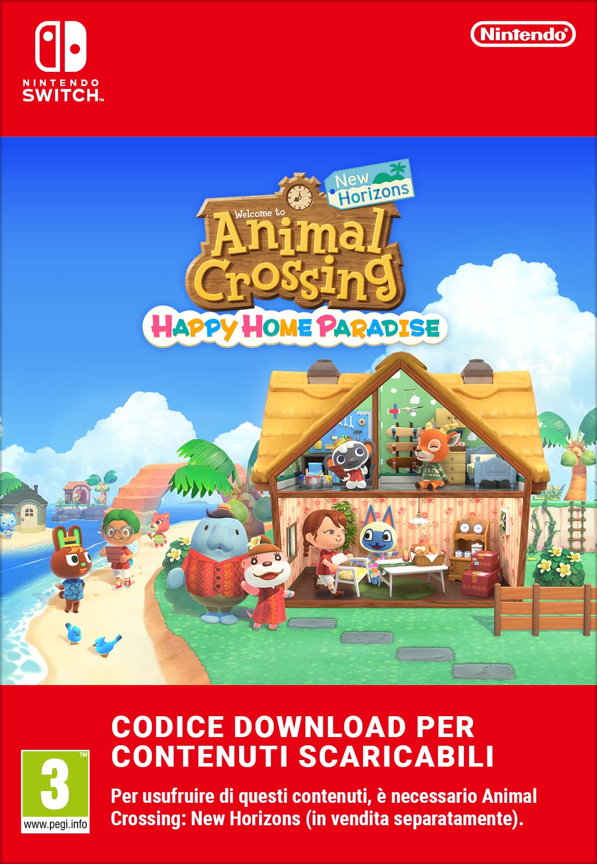 Animal Crossing: New Horizons Happy Home Paradise | Nintendo Switch - Codice download