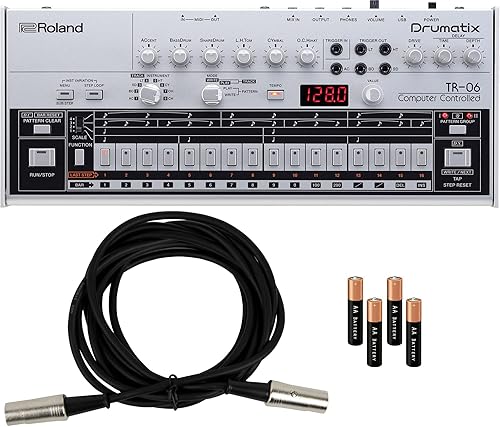 Miniatura 10 de Roland TR-8S Aria Rhythm Machine Bundle con cable MIDI de 10 pies y paño de pulido Austin Bazaar
