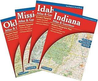 Delorme North Dakota Atlas - 343-5