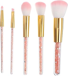 Veemoon 5pcs Makeup Brush Set with Handles Pi...