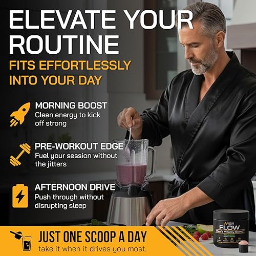 Miniatura 8 de Potenciador de testosterona para hombres - Suplemento de óxido nítrico y libido con 5,000 mg de L-citrulina y ashwagandha - Apoya la energía, la