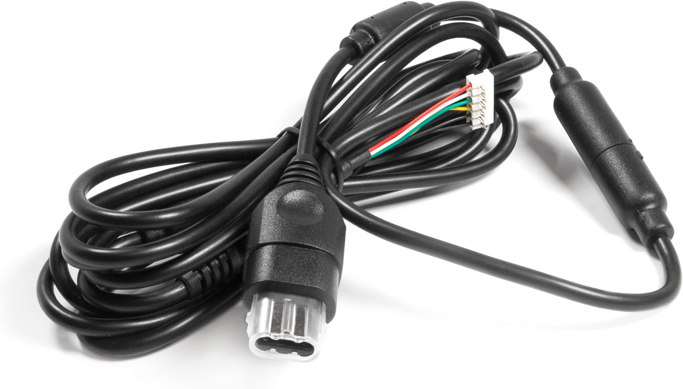 XYAB Black Replacement Repair Controller Cable with Pin Connector and Breakaway Cable for Microsoft Original Xbox