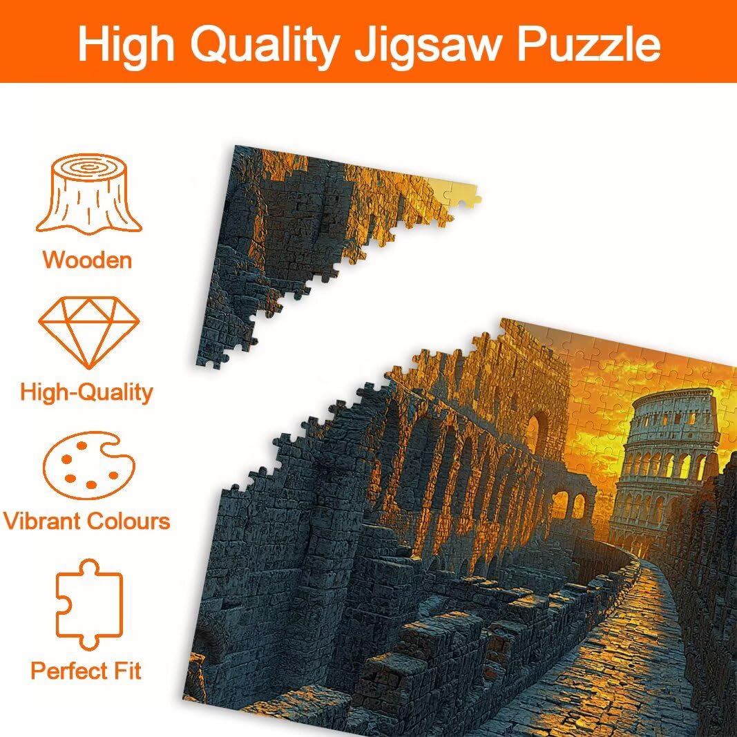 Puzzle Włochy, Puzzle 2000 elementów dla dorosłych, klasyczne puzzle