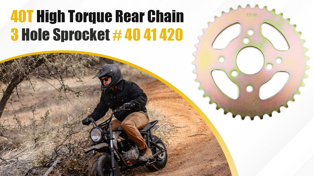 10 Tooth 5/8" Bore #40/41/420 Chain Sprocket Kit For Coleman CT200U, Baja Warrior, Predator 196cc-212cc Mini Bikes & Go Karts 420 Chain Master Links 10 Tooth 5/8" Bore #40/41/420 Chain Sprocket Kit For Coleman CT200U, Baja Warrior, Predator 196cc-212cc Mini Bikes & Go Karts 420 Chain Master Links