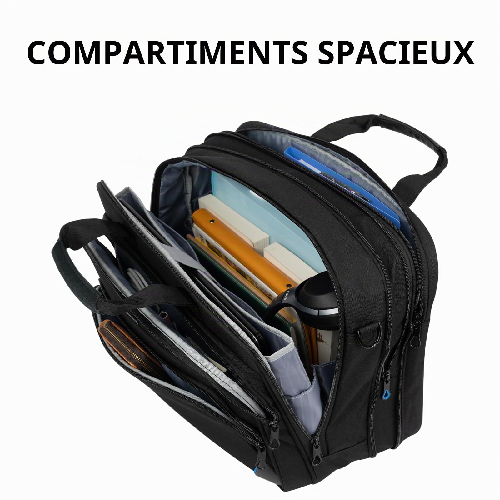 KROSER Sacoche pour ordinateur portable 15,6"