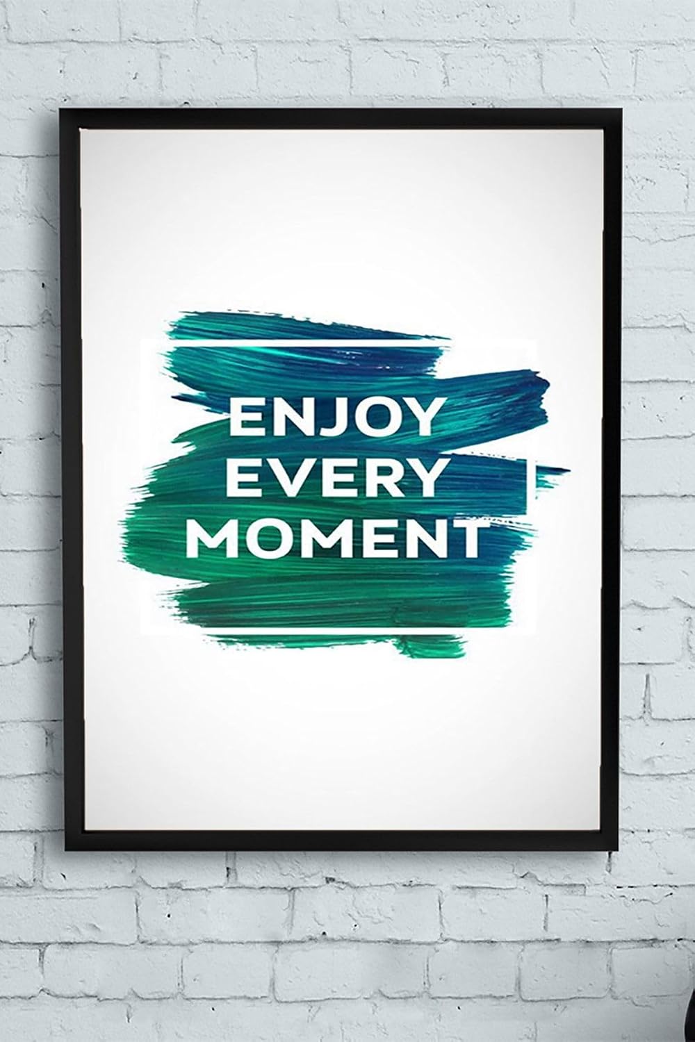 Postermanya (pster12458) Tadını Çıkar Motivasyon Çerçeveli Tablo (40x50cm)