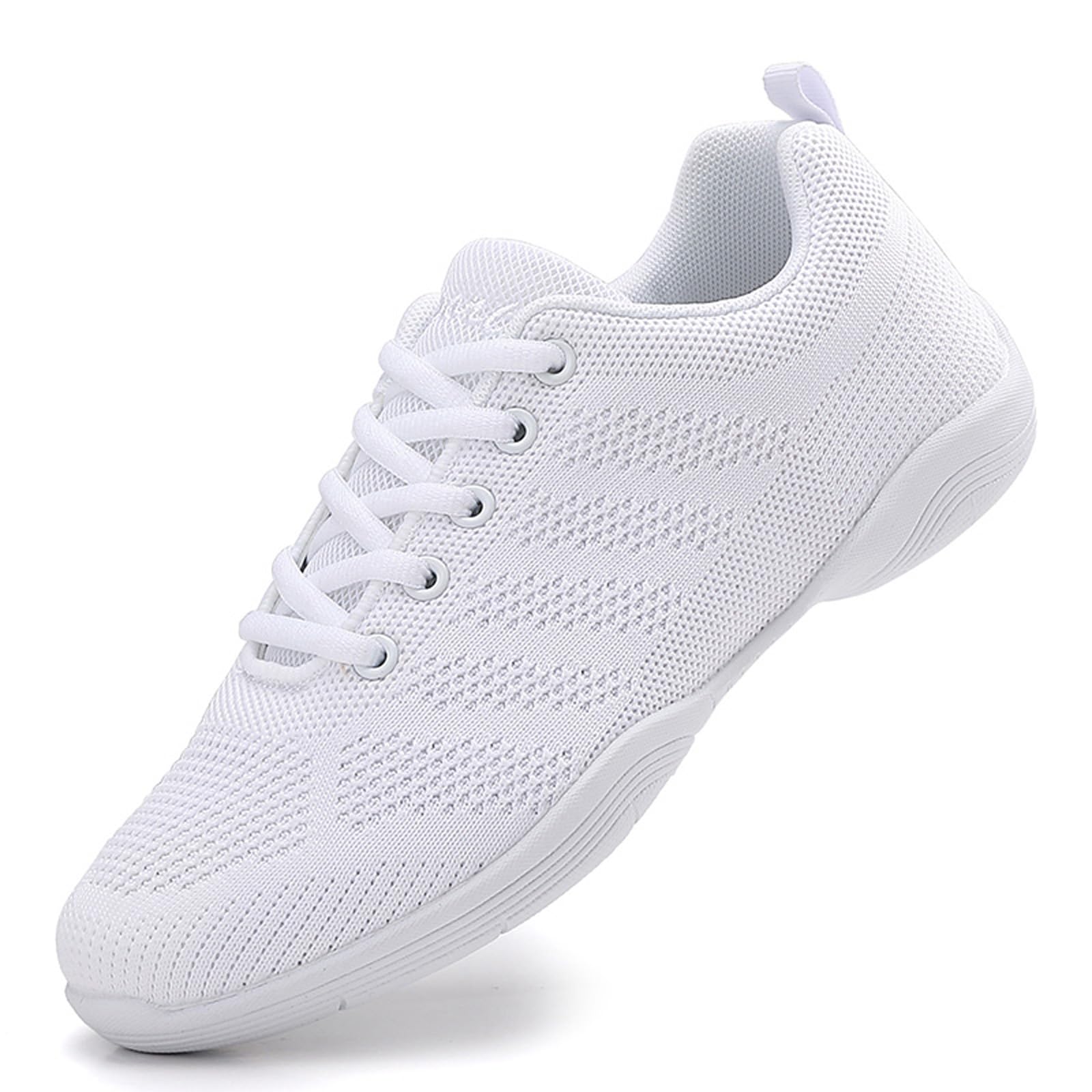 Mädchen Cheerleading Schuhe Cheer Sneakers Tennis Tanzschuhe Atmungsaktiv Super Light White Cheer Schuhe für Frauen Athletic Training Tennis Walking Sneakers
