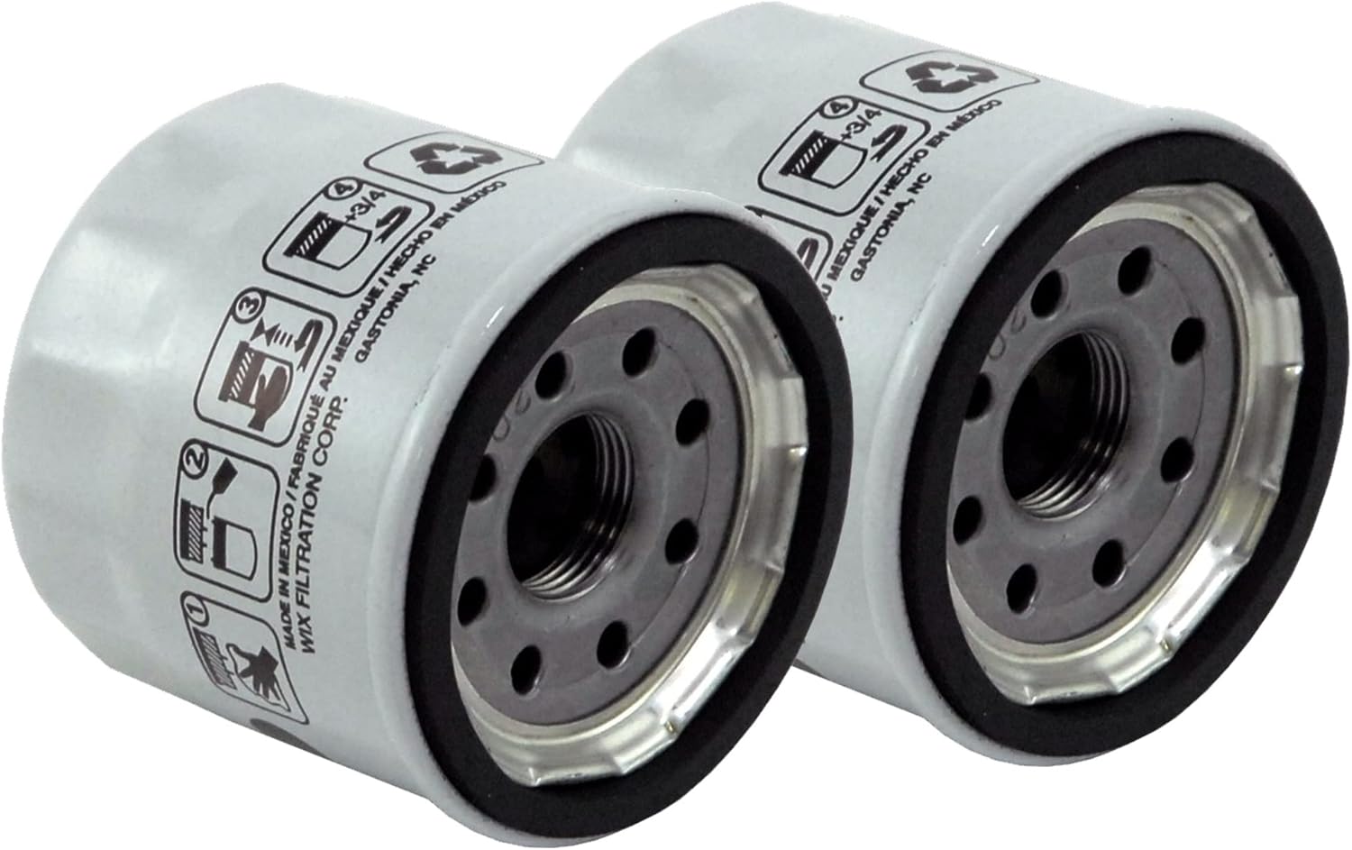 Wix Pair Set Of 2 Engine Motor Oil Filters For Honda Yamaha