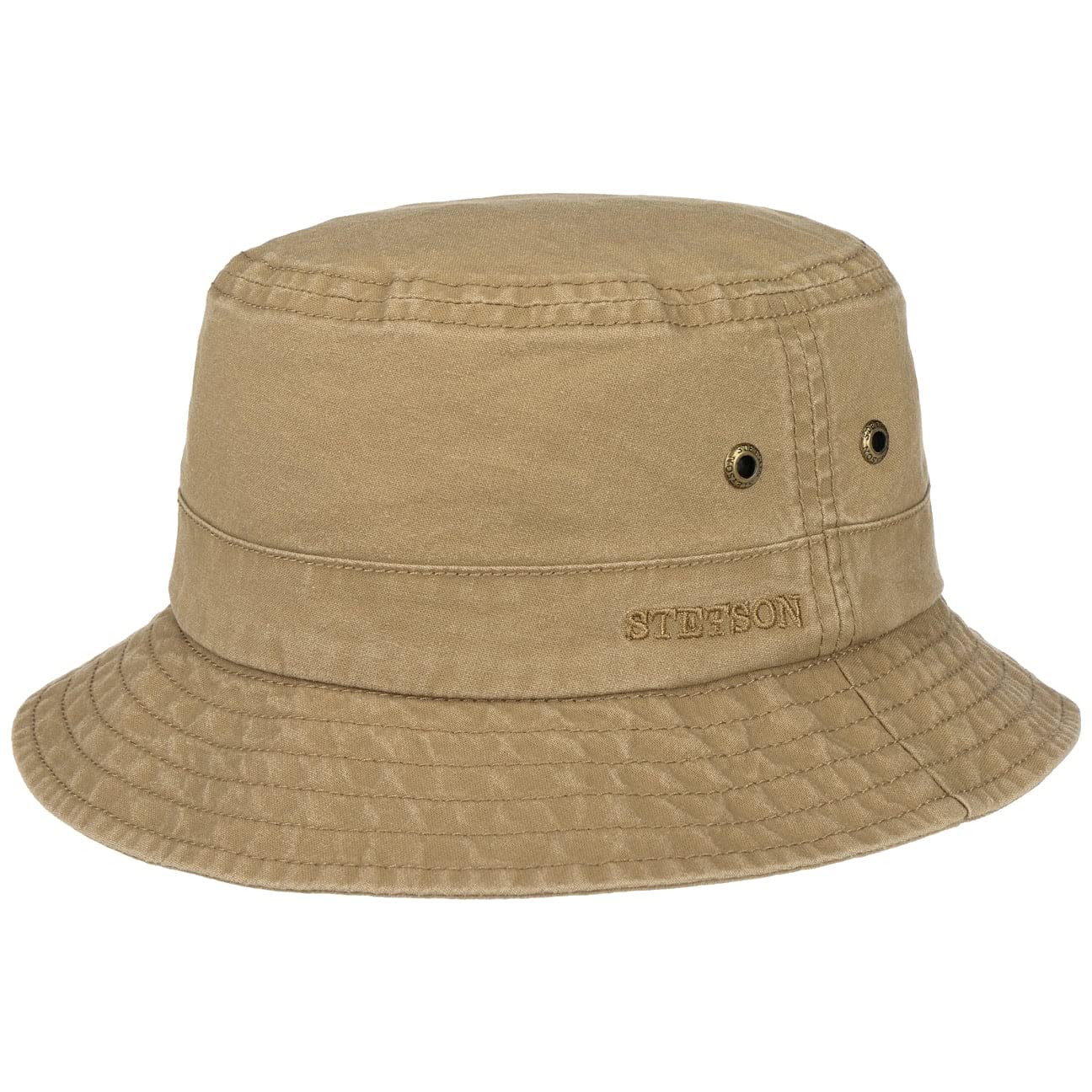 Stetson Reston Chapeau bob Bucket Protection UV 40 Plus Unisexe Printemps Ete